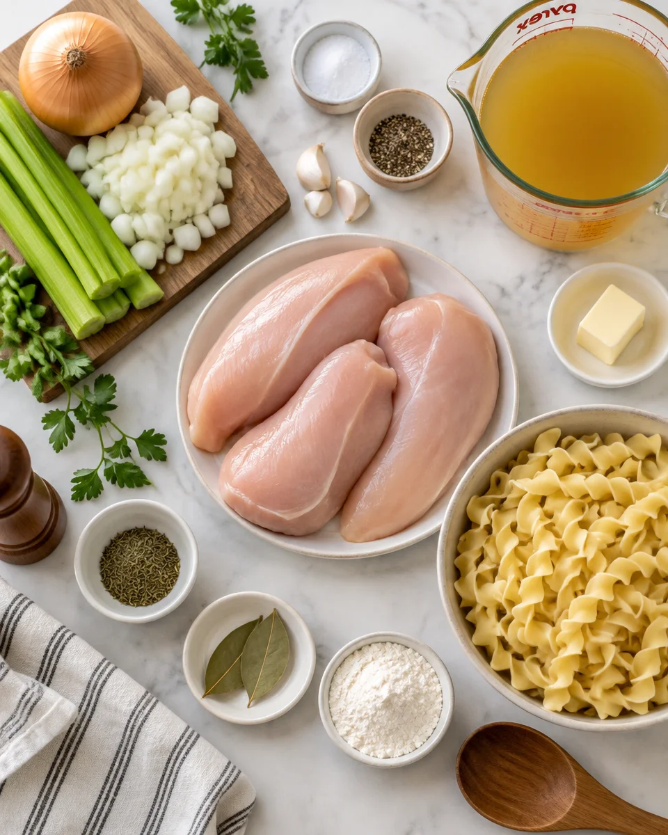 Amish Chicken and Noodles Recipe