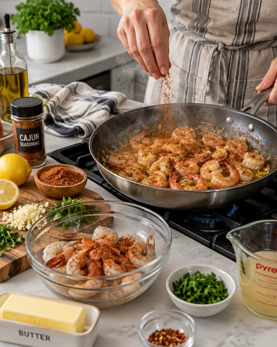 cajun shrimp scampi