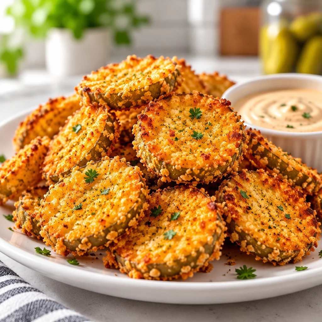 Easy Air Fryer Fried Pickles Recipe