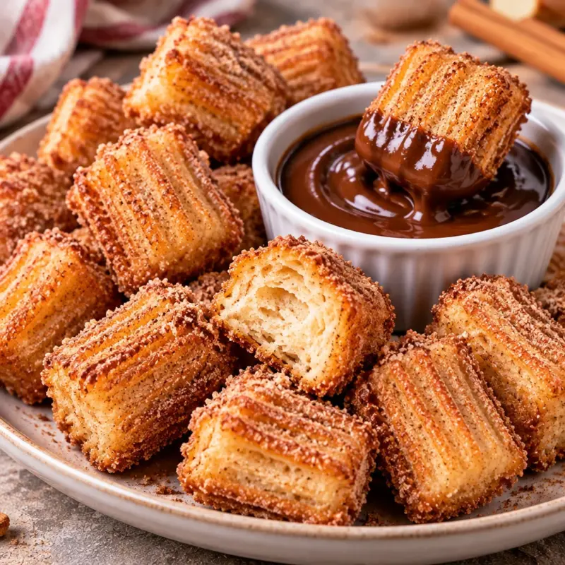 Easy Baked Churro Bites Recipe