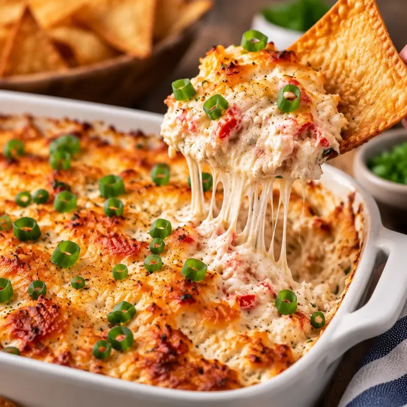 Easy Baked Crab Rangoon Dip Recipe