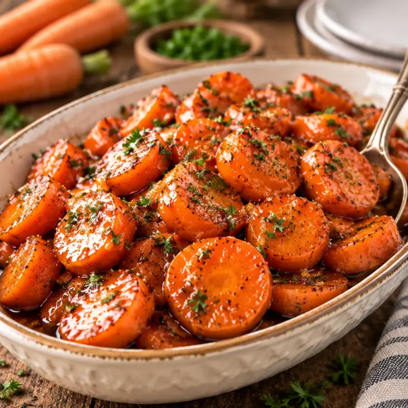 Easy Brown Sugar Glazed Carrots Recipe