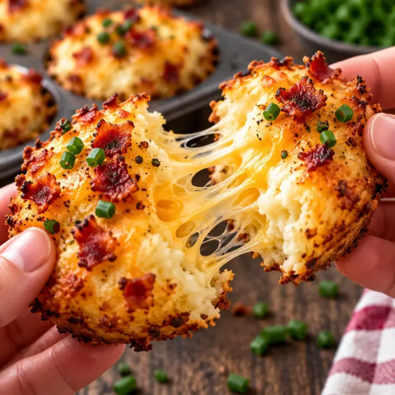 Easy Cheesy Mashed Potato Puffs Recipe
