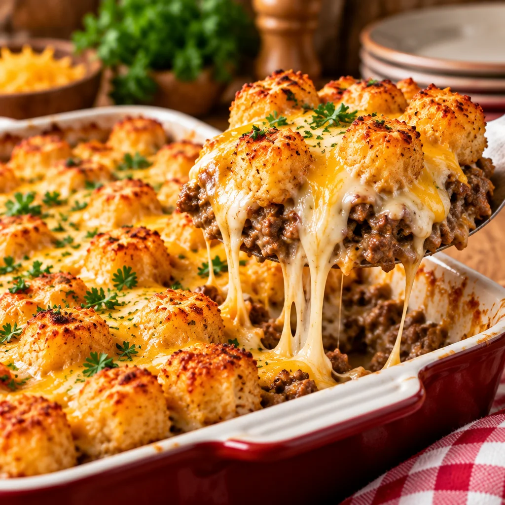 Easy Cheesy Tater Tot Casserole Recipe