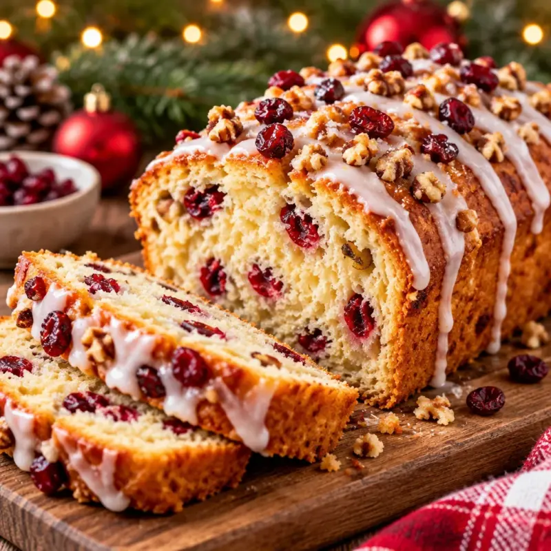 A variety of festive Christmas breads including braided and sweet loaves ready for the holiday season.