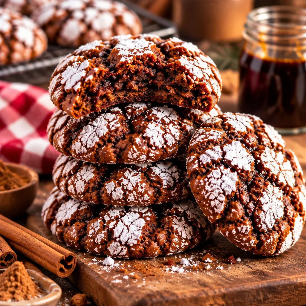 Easy Old-Fashioned Molasses Crinkle Cookies