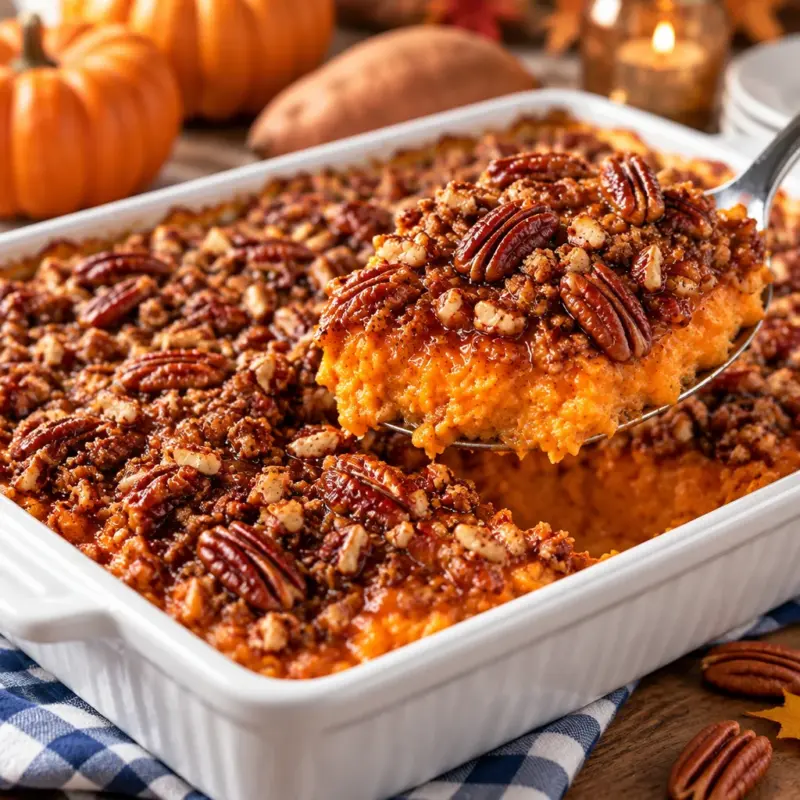 Easy Southern Sweet Potato Casserole Recipe