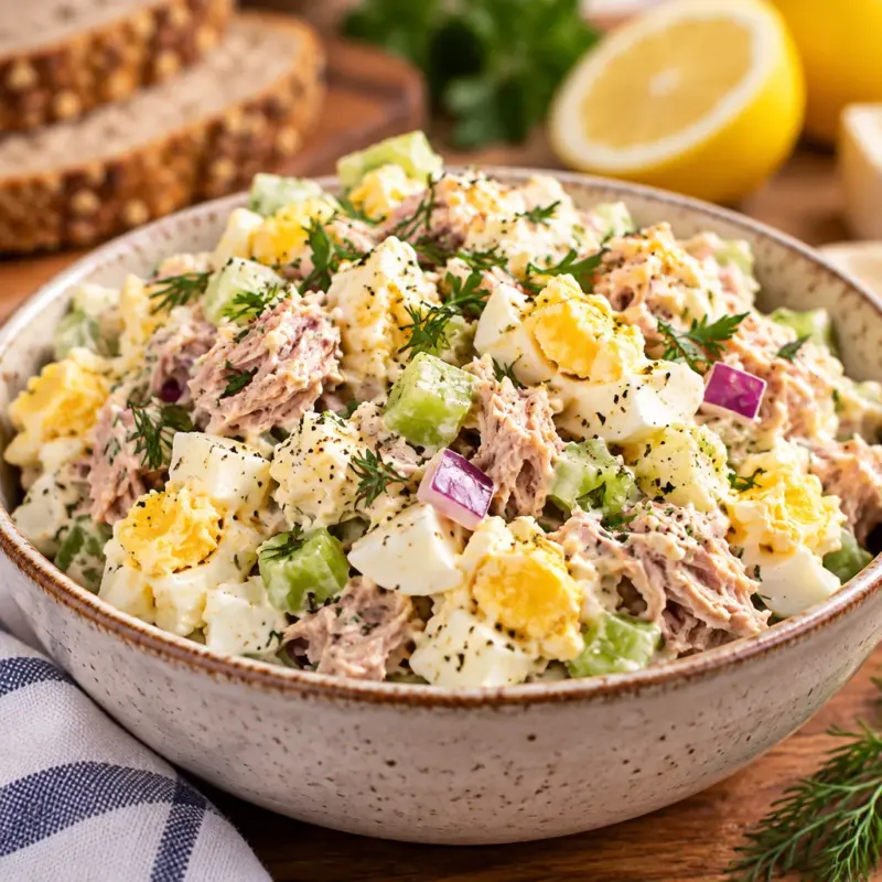 Easy Tuna Egg Salad Recipe