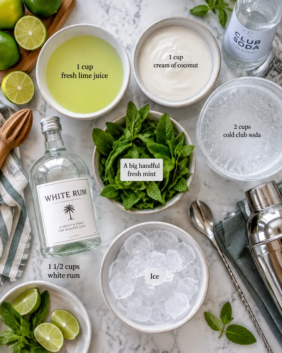 white christmas mojito