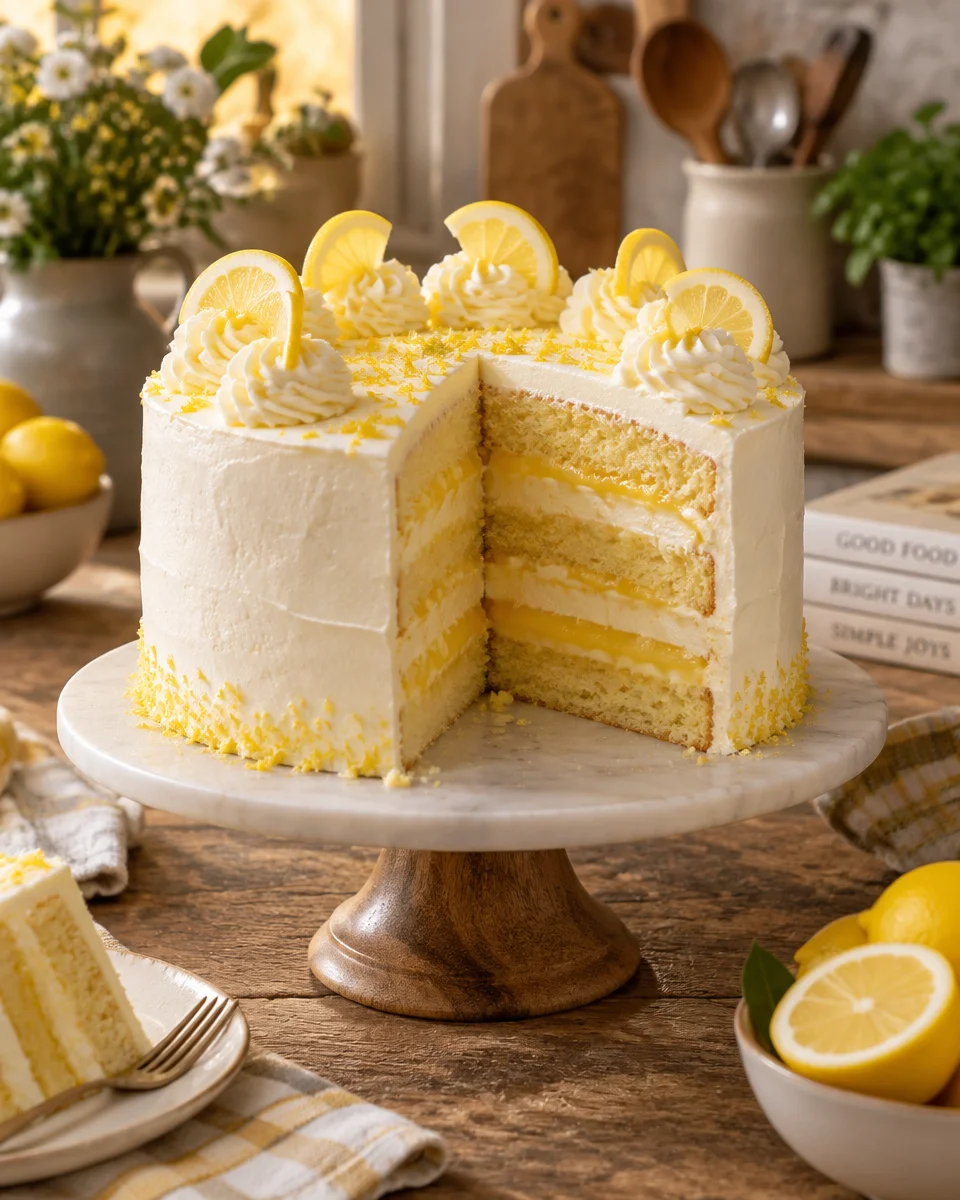 lemon layer cake