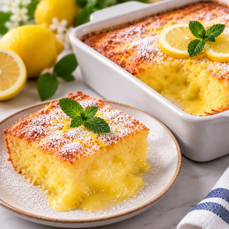 Lemon Pudding Cake Recipe