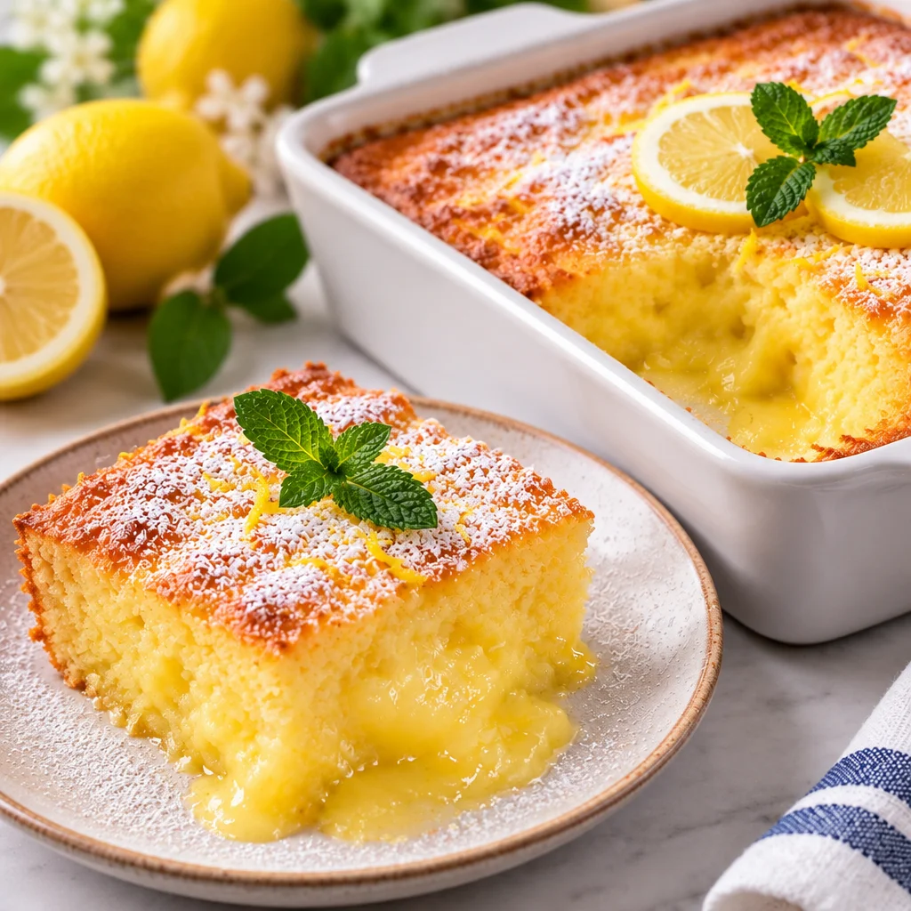 Lemon Pudding Cake Recipe