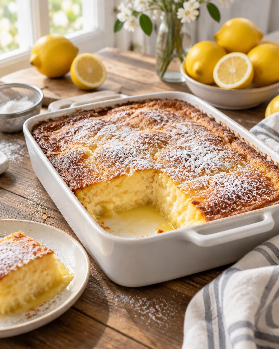 Lemon Pudding Cake Recipe