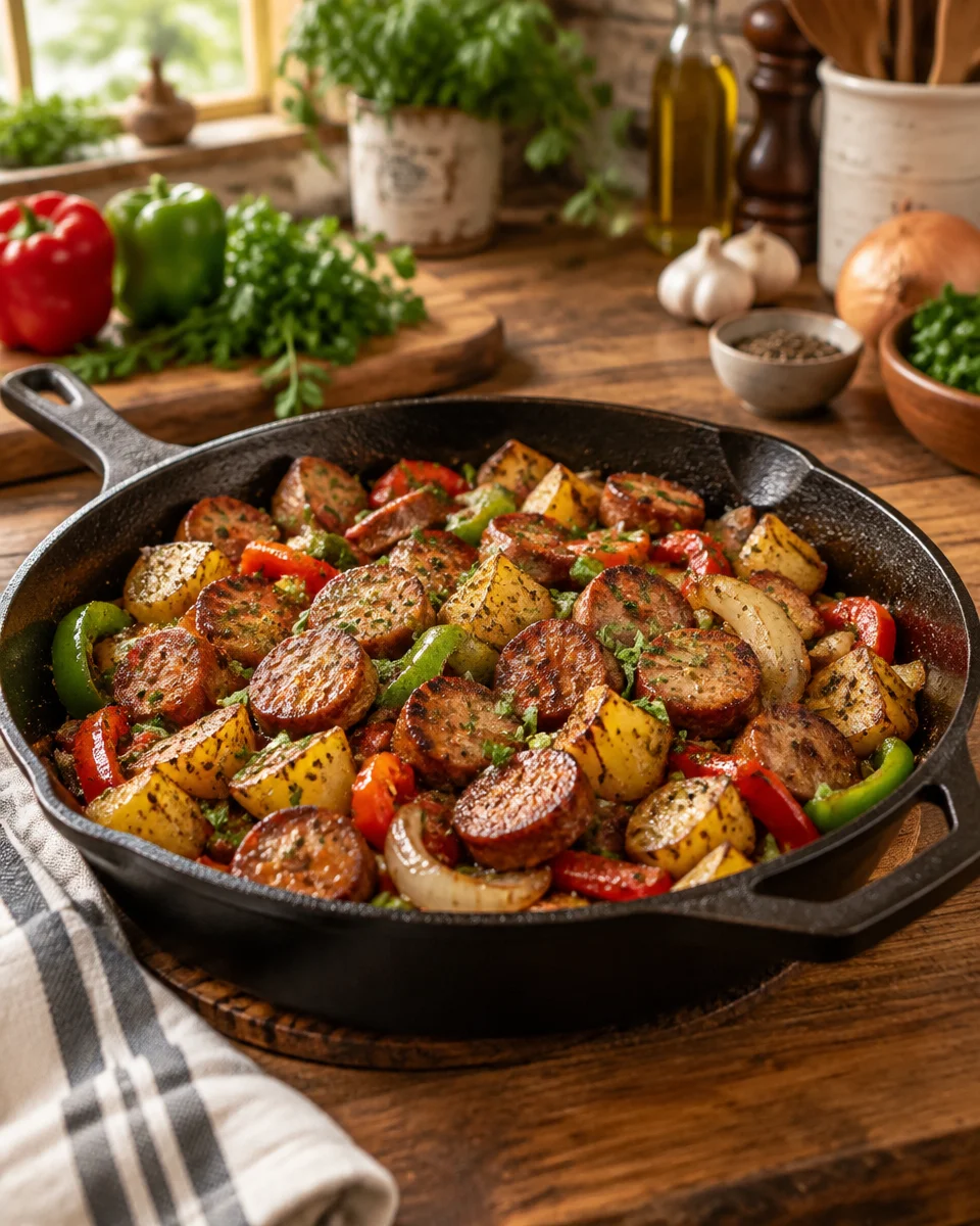 turkey sausage and potatoes